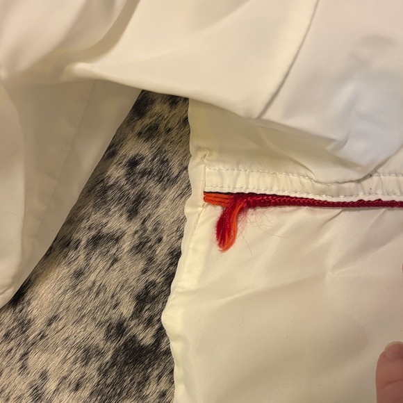 Vintage University of Oklahoma Women's Cream Pullover Windbreaker Jacket - Picture 4 of 6